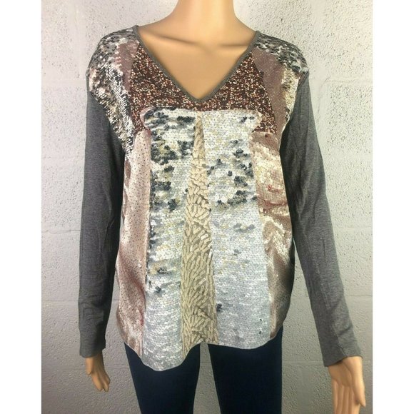 Zara Basic Collection Size M Multicolor Women's Top RN 77302 - Picture 1 of 8